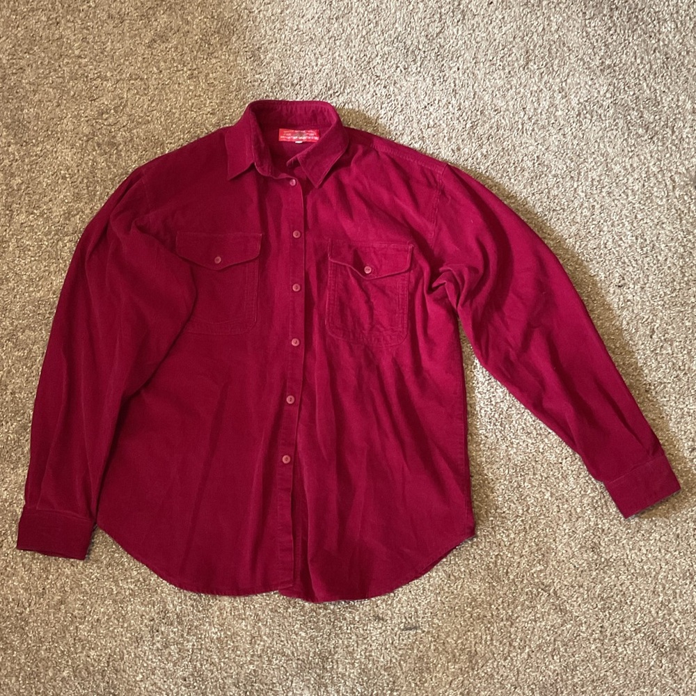 Corduroy dress shirt